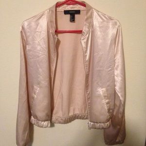 Satin bomber jacket